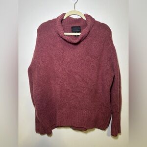 Cynthia Rowley Wool Blend Cowl Neck Sweater Size Medium